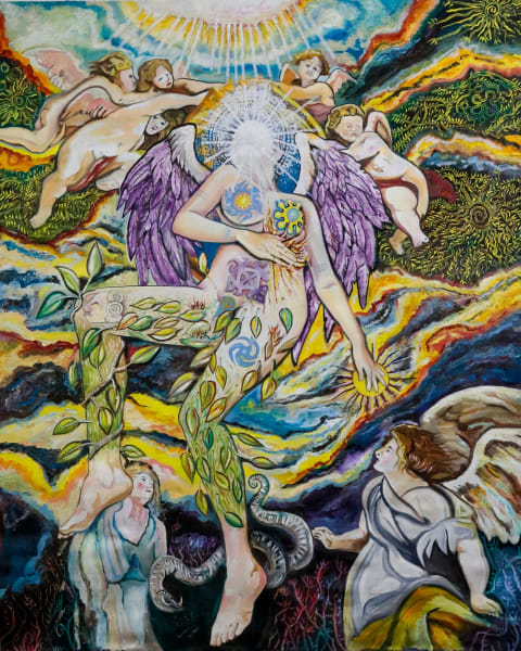 Painting title / series / year by Oscar Luis Martínez